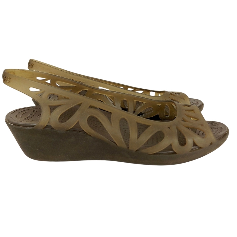 Crocs Women's Adrina III Mini Wedge Jelly Bean Size 8